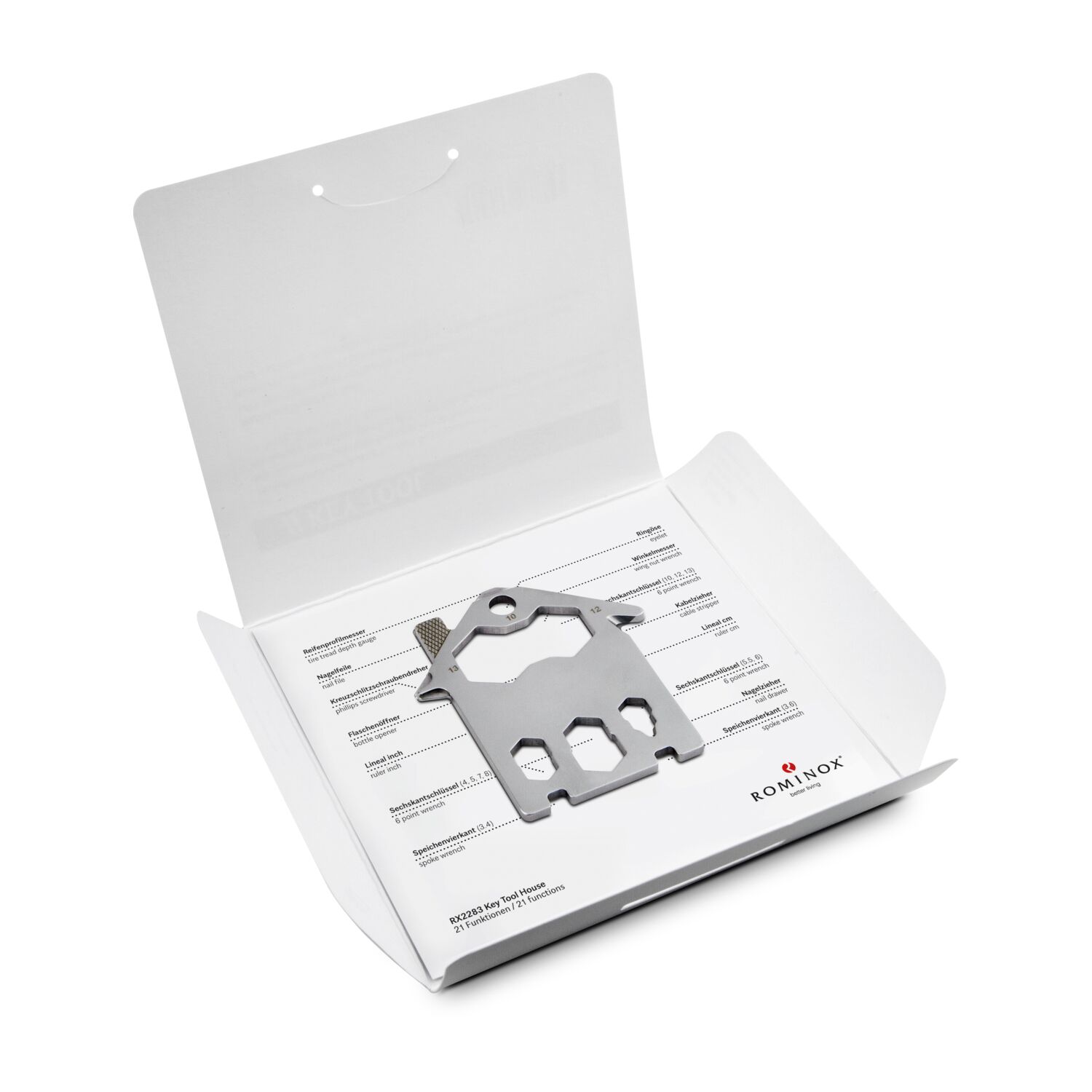 ROMINOX® Key Tool House (21 Funktionen) Frohe Weihnachten 2K2201i