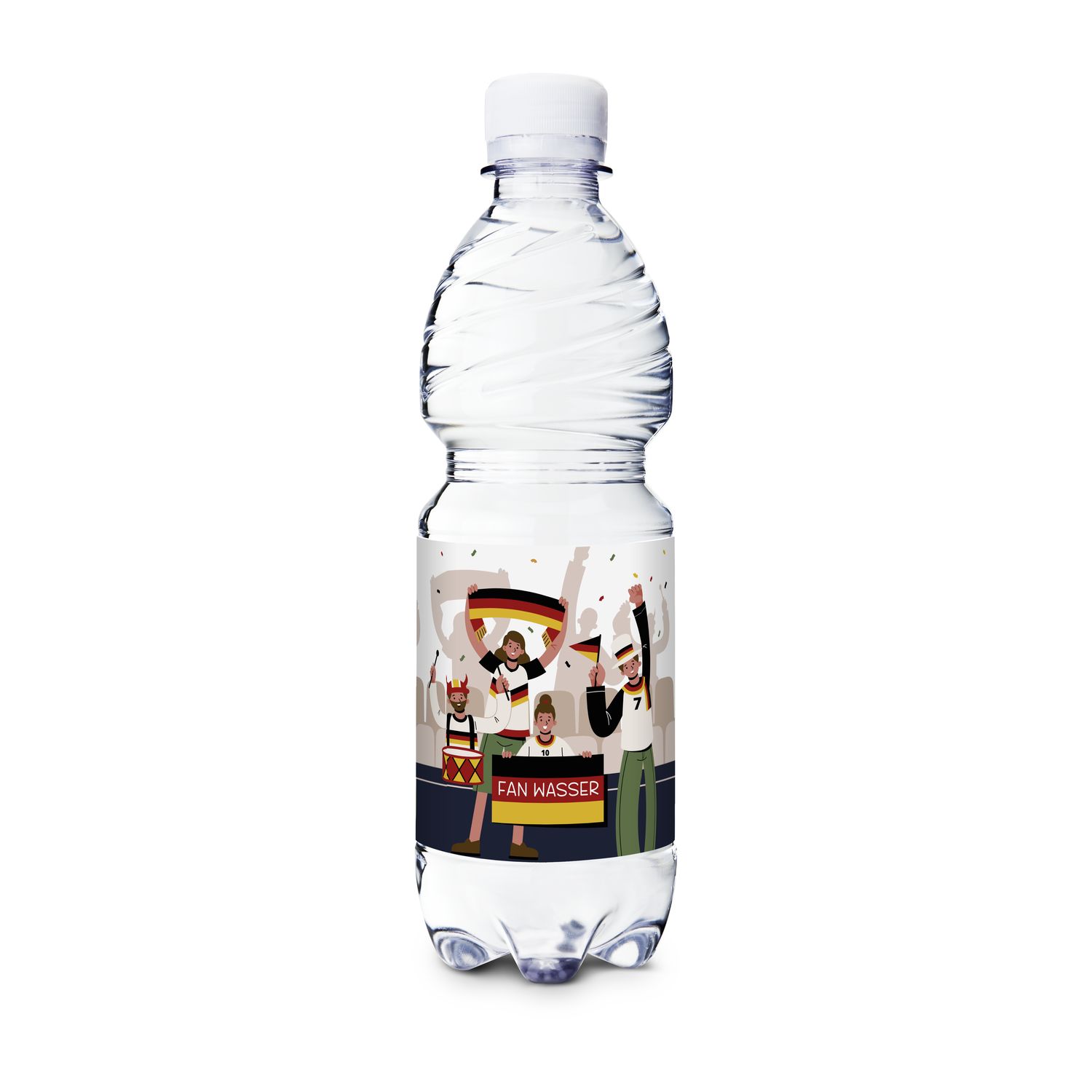 500 ml PromoWater - Mineralwasser - Folien-Etikett 2P004C