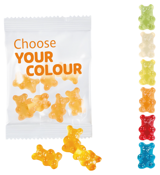 Unifarbene Premium-Bärchen, 10 g