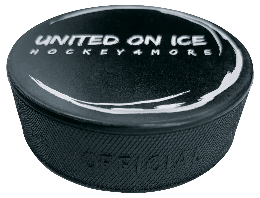 Eishockeypuck aus Hartgummi
