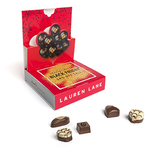 Lindt Mini Pralinés in Pop-Up Kartonage 44 g  Luftballon