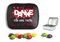 Mini Nostalgiedose 20 g Skittles schwarz-matt