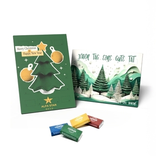 ChoViva Adventskalender Naps DIN A4 101 g ChoViva Naps Querformat