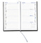 Taschenkalender "Klassik" im Format 8,7 x 15,3 cm, deutsches Kalendarium Grau/Blau mit Leseband, 128 Seiten Fadenheftung, Einband Magic mittelblau