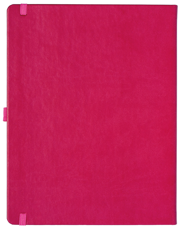Notizbuch Style Large im Format 19x25cm, Inhalt blanco, Einband Slinky in der Farbe Pink