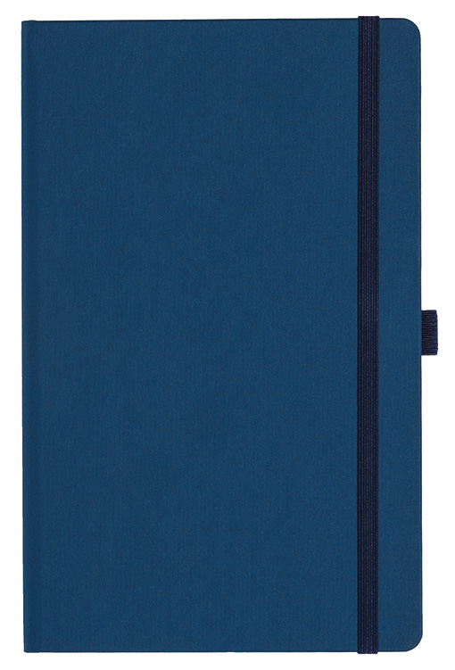 Notizbuch Style Medium im Format 13x21cm, Inhalt blanco, Einband Fancy in der Farbe Royal Blue