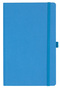 Notizbuch Style Medium im Format 13x21cm, Inhalt liniert, Einband Fancy in der Farbe China Blue