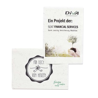 Samenpapier DIN A5 - 21,0 x 14,8 cm - Mohnblume 4/4-c