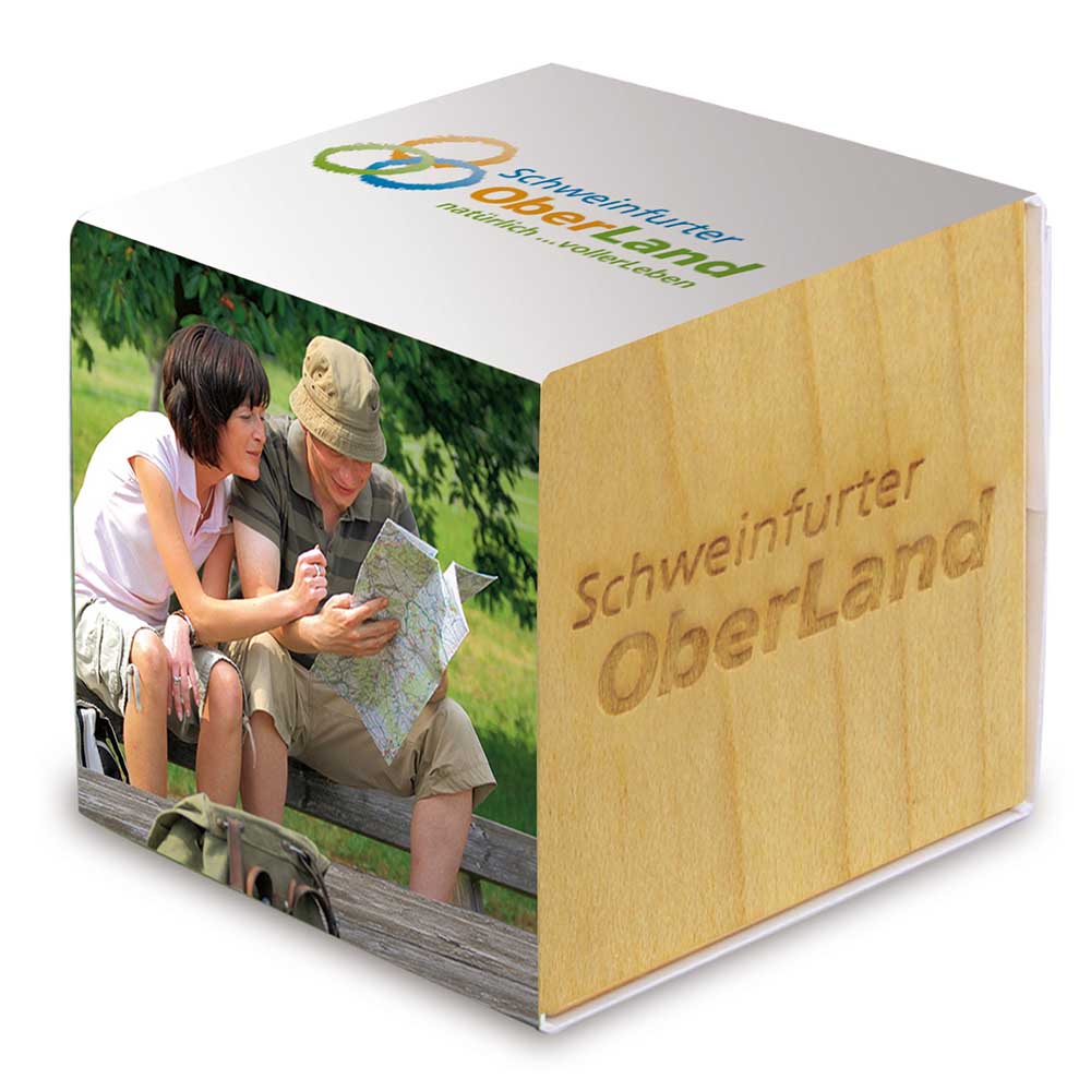 Pflanz-Holz mit Samen - Sommerblumenmischung