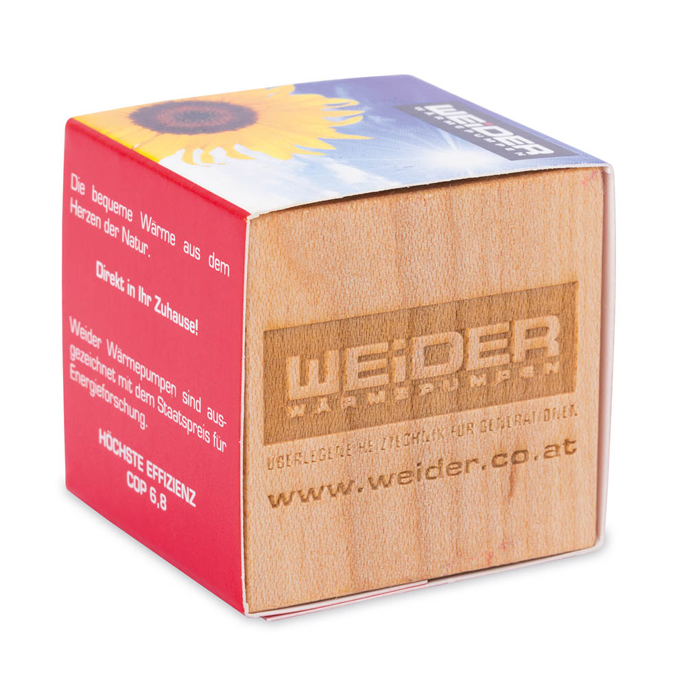 Pflanz-Holz Magnet mit Samen - Petersilie