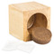 Pflanz-Holz Star-Box mit Samen - Sonnenblume, 1 Seite gelasert