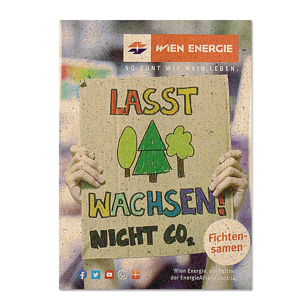 Samentütchen Klein - Graspapier - Vergissmeinnicht