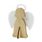 Steckfiguren-Karte Filz - Engel 4/0-c