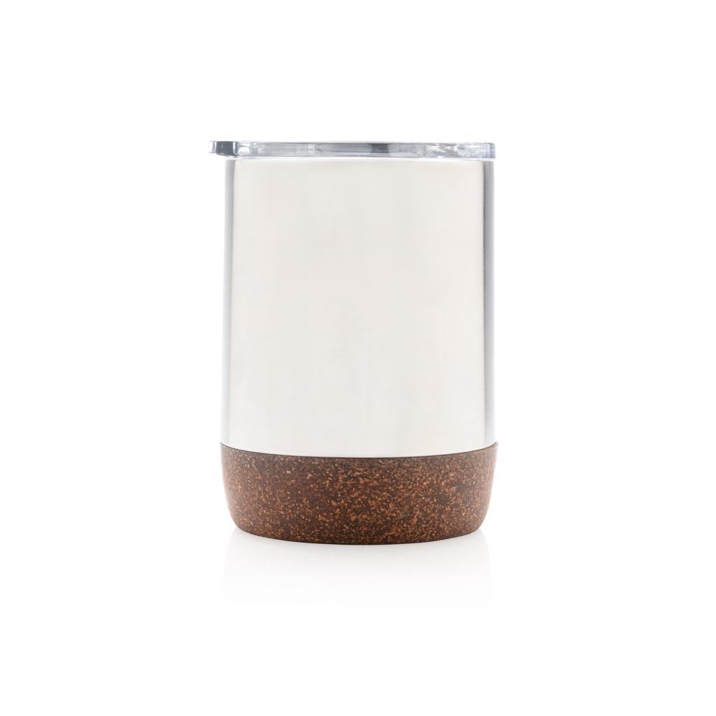 Kleine Vakuum-Kaffeetasse aus RCS rSteel & Kork