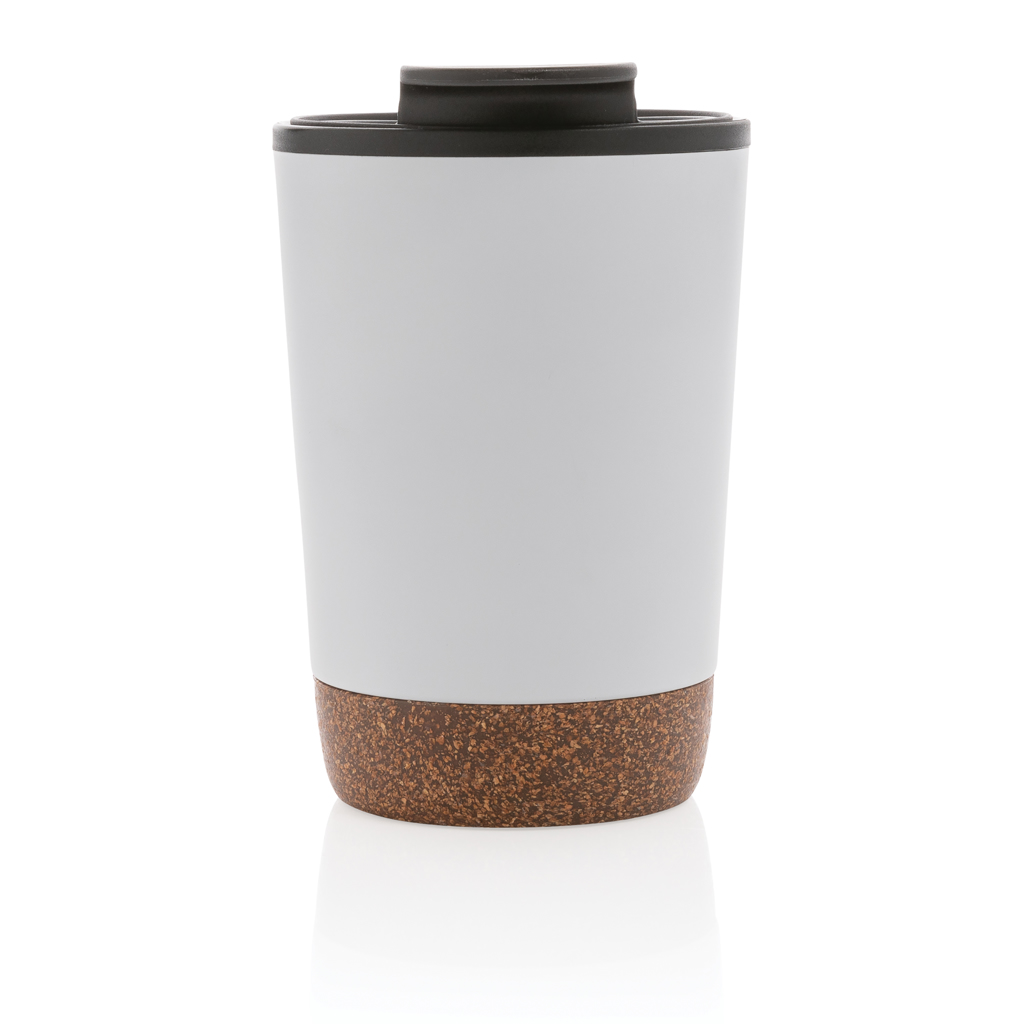 GRS rPP Edelstahl-Kaffeebecher mit Kork