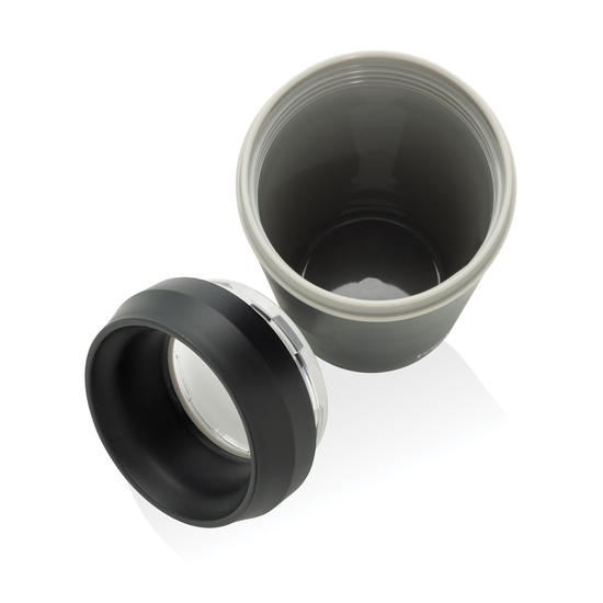 Topl-Becher aus rec. Kunststoff mit 360-Grad-Deckel 354ml