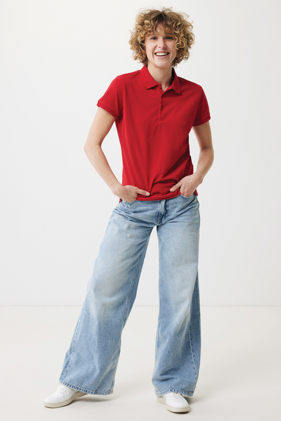 IQONIQ Yosemite Damen Piqué-Poloshirt aus rec. Baumwolle