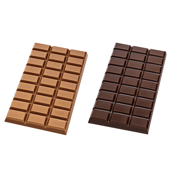 Schokolade 100 g Tafel im Flowpack, Inhalt: Callebaut Vollmilch ca. 100 g