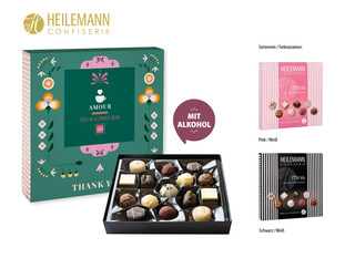 Heilemann Mini Pralinés im Schuber, Inhalt: Heilemann Mini Pralinés