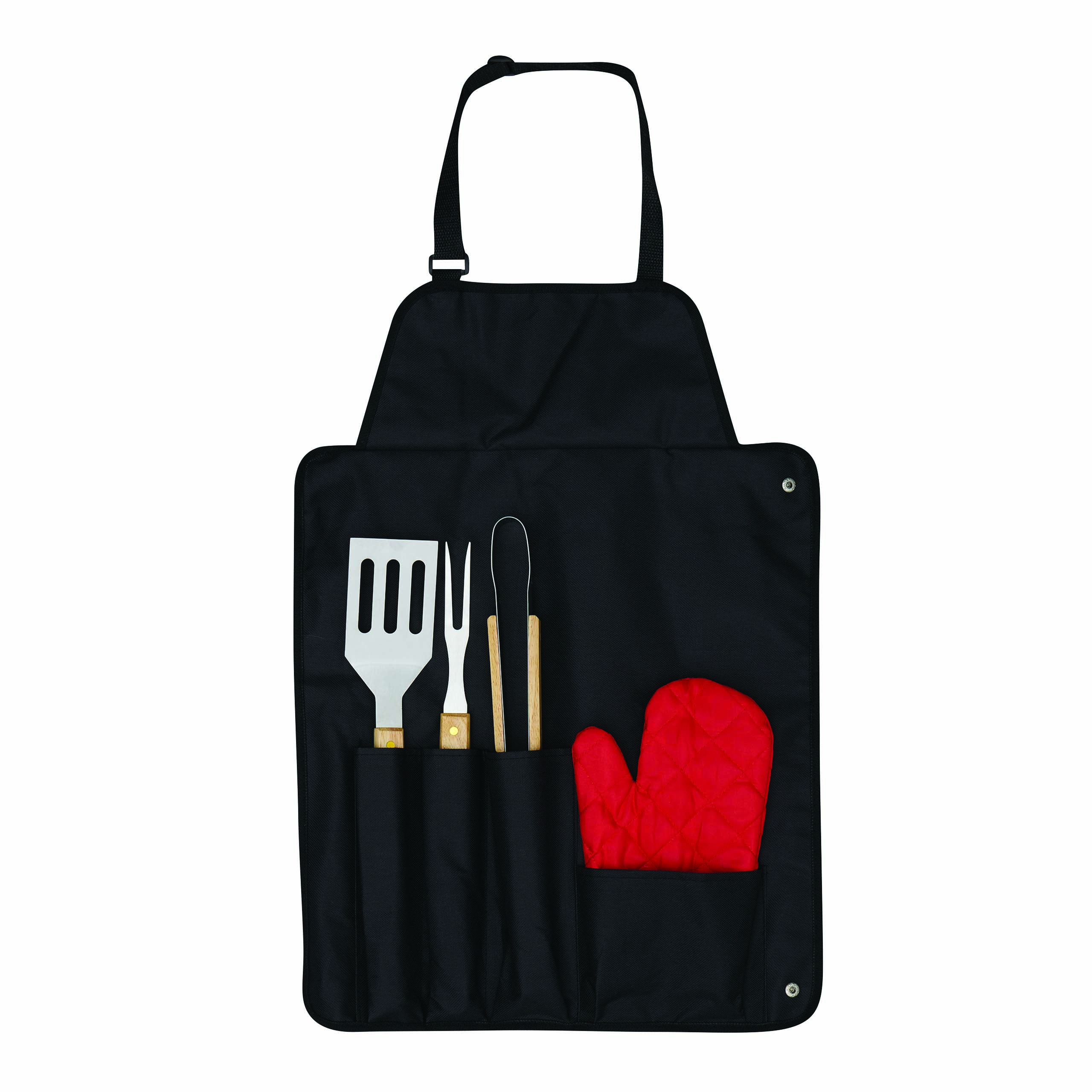 Grill-Schürze mit Grillbesteck GREAT BBQ 56-0604079