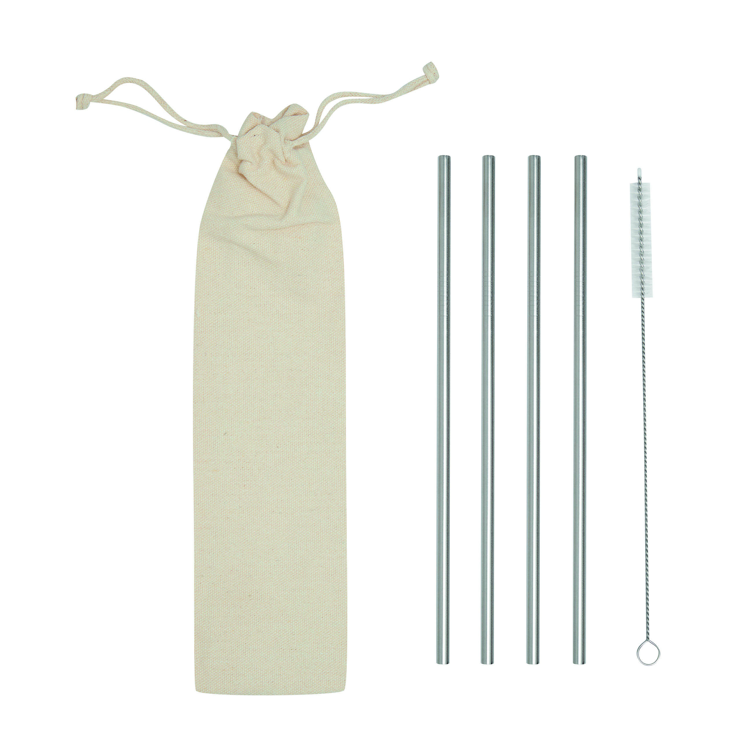 Edelstahl-Strohhalm-Set DRINK FRIENDLY