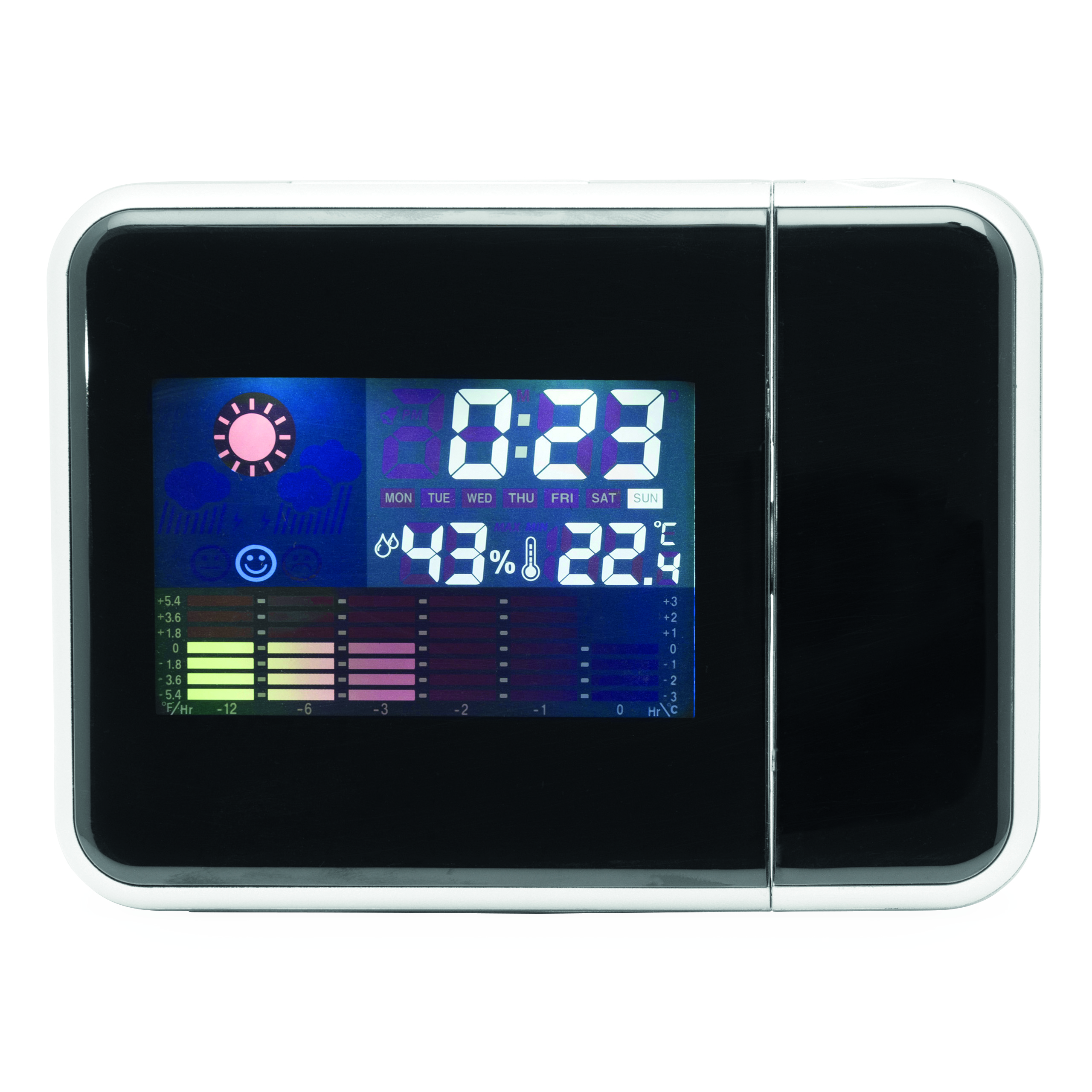 Projektionsuhr COLOUR PRO