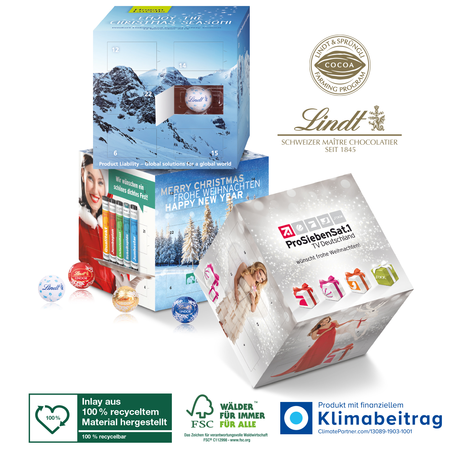 Adventskalender Lindt „Cube“