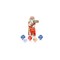 3D Präsent "Haus" mit Lindt Minis und Nikolaus