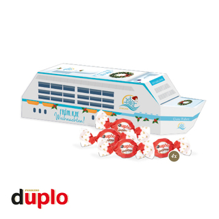 3D Präsent "Schiff" mit duplo Knusperlen