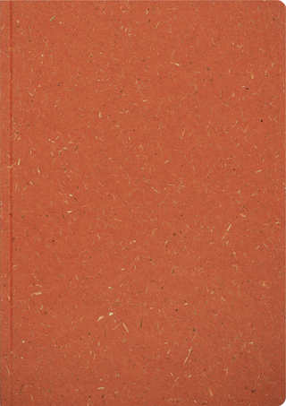 Notizheft Earth Tone A5, rot (apricot), Naturpapier