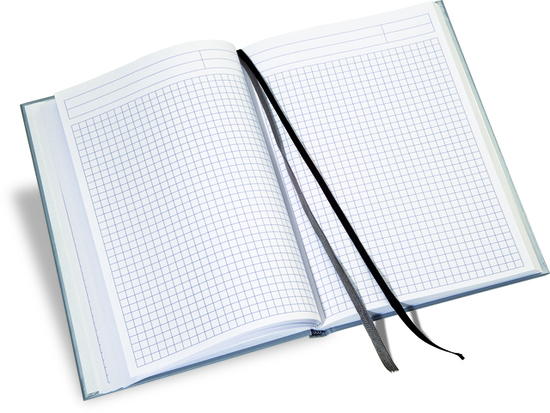 Notizbuch Office Recycling A5+, dunkelgrau