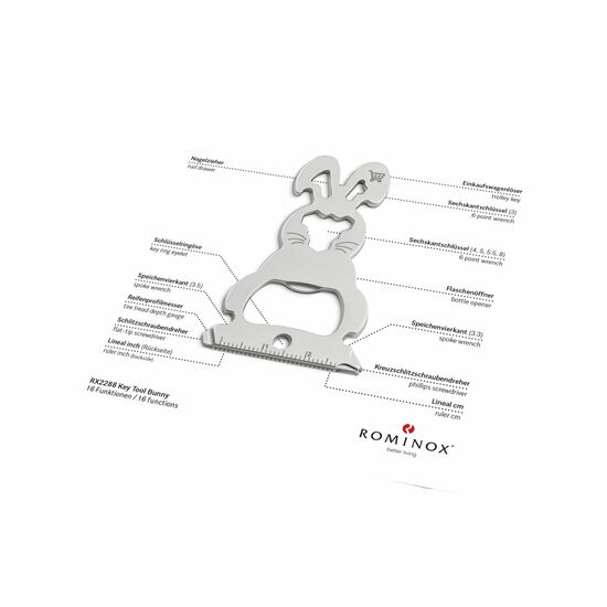 ROMINOX® Key Tool // Bunny - 16 Funktionen