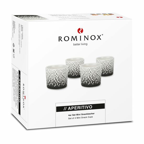 ROMINOX® 4er Set Mini Snackbecher // Aperitivo