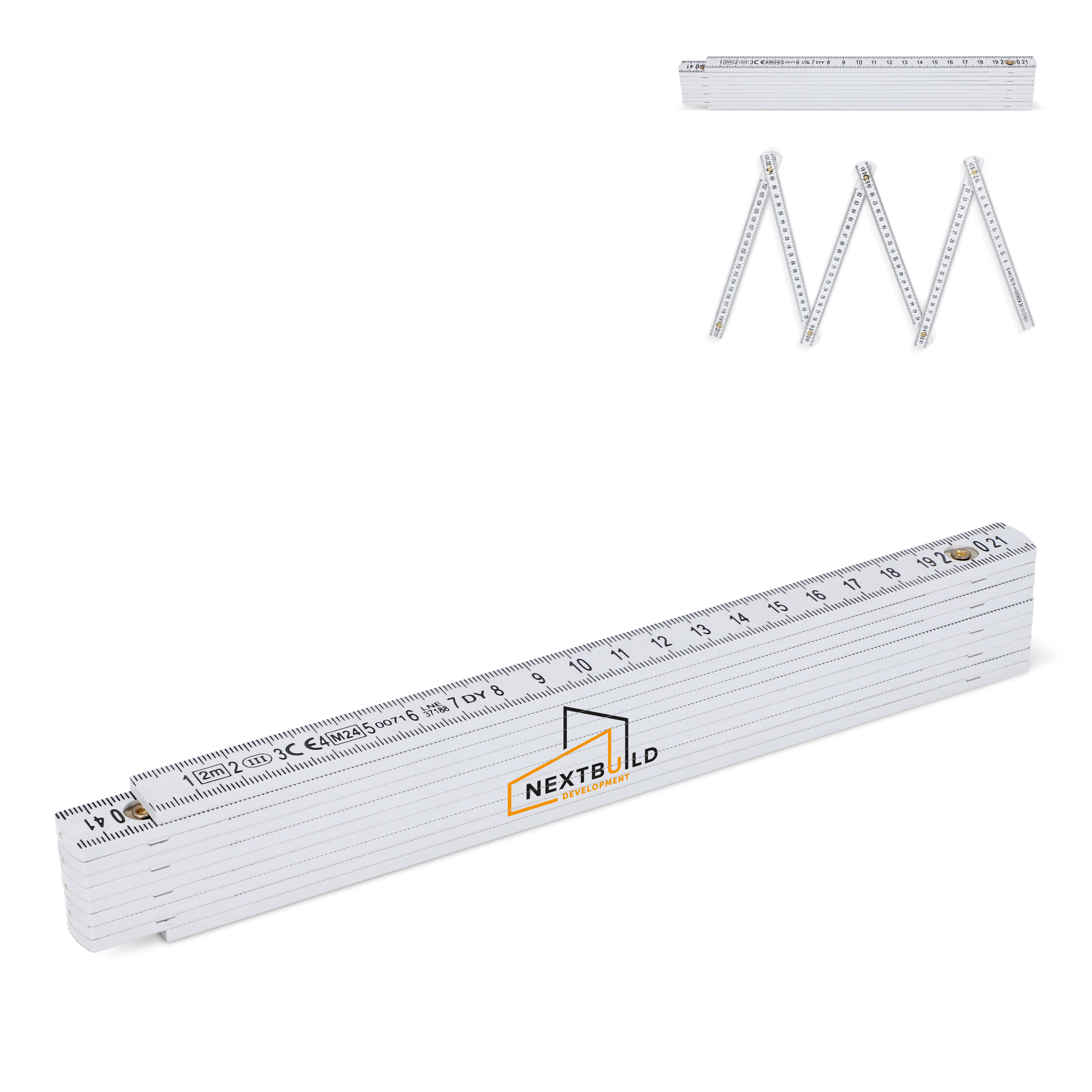 Kalibrierter faltbarer Zollstock 2m