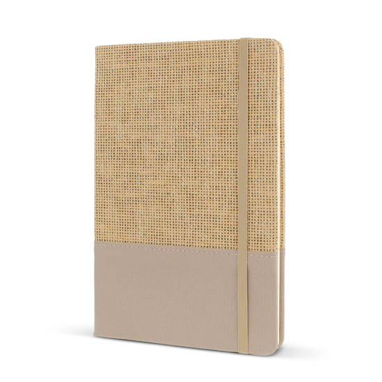 Notizbuch Jute R-PET GRS