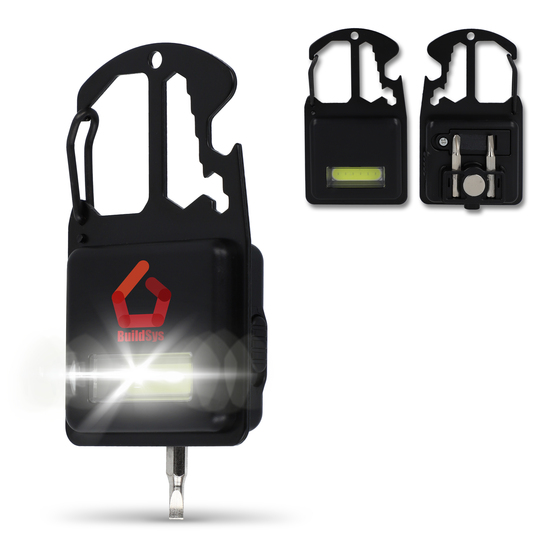 Kompaktes Multitool aus R-ABS & Metall 7 Funktionen