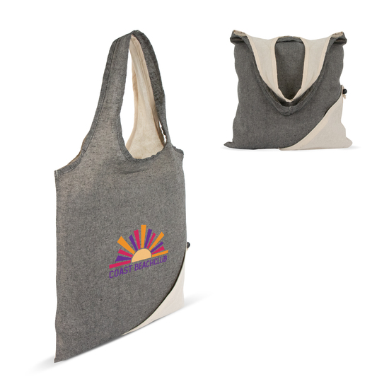 Einkaufstasche Recycelte Baumwolle OEKO-TEX® 140g/m² 38x42cm