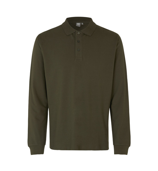 Langarm Poloshirt | Stretch