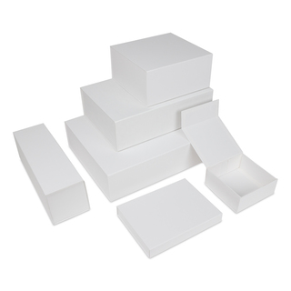 Luxus Magnetfaltkartonagen VPD074 22 x 16,5 x 3 cm weiss