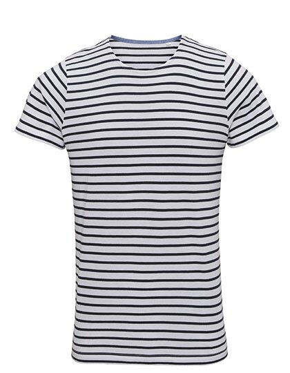 AQ072 Asquith & Fox Men´s Marinière Coastal Short Sleeve Tee