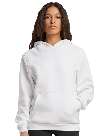 BY289 Build Your Brand Ladies Fluffy Hoody