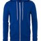 Unisex Zip-Up Poly-Cotton Fleece Hoodie