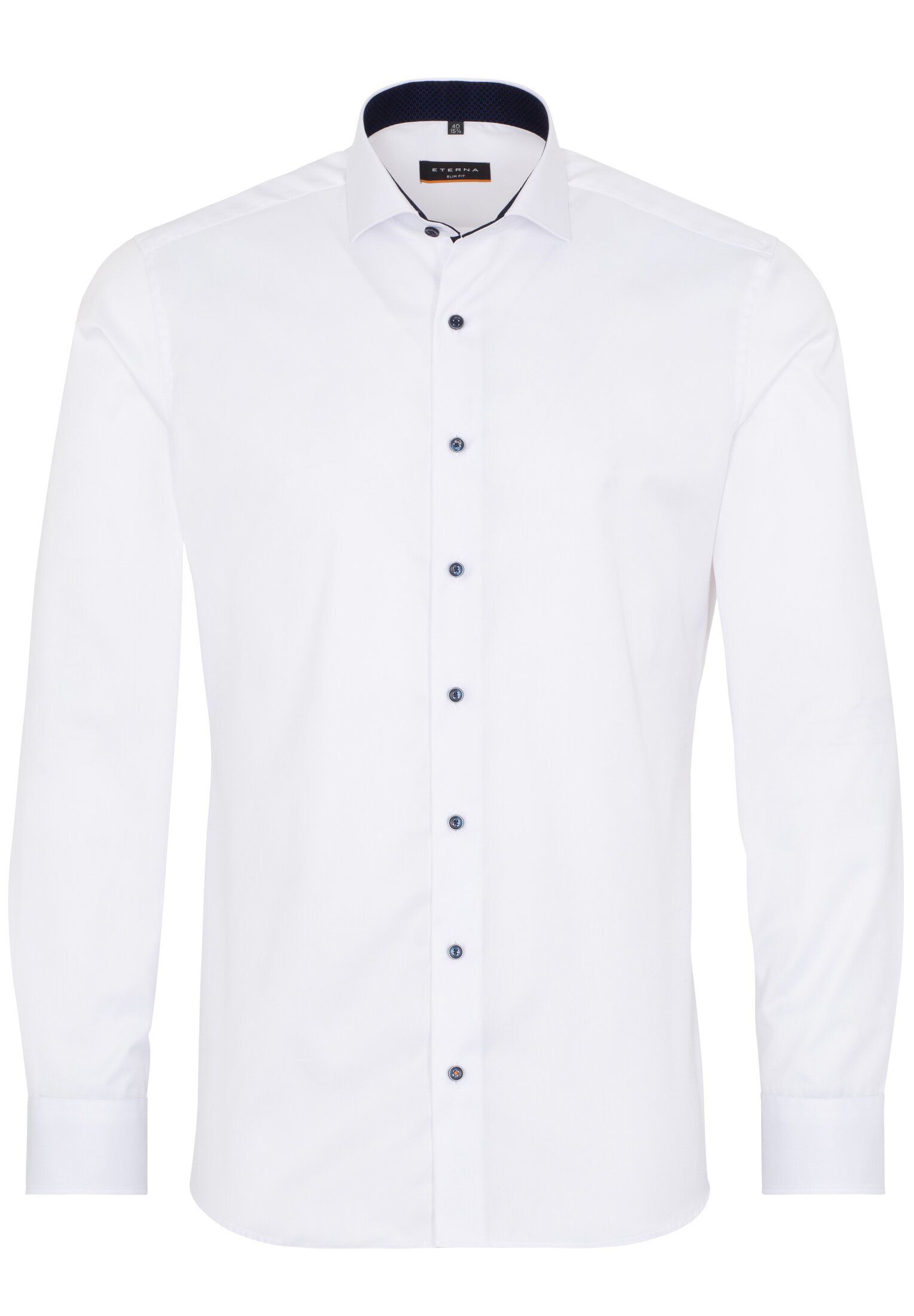 Eterna Hemd Cover Shirt Twill - Slim Fit - ohne Brusttasche