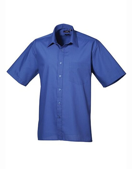 Men`s Poplin Short Sleeve Shirt