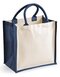 Printers Midi Jute Bag