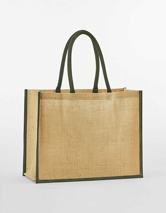 WM470 Westford Mill Natural Starched Jute Classic Shopper