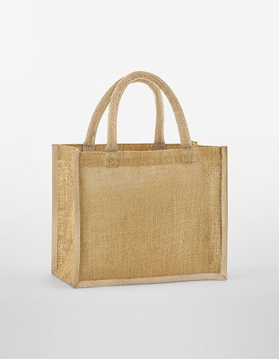 WM473 Westford Mill Natural Starched Jute Midi Bag