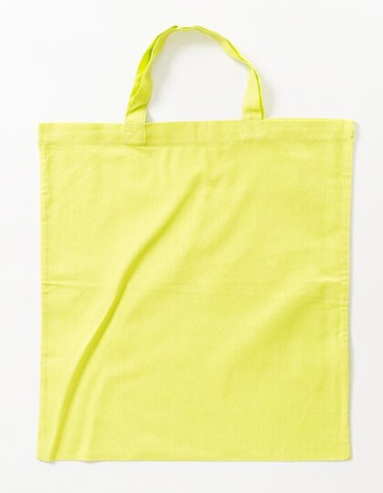 Baumwolltasche, kurze Henkel