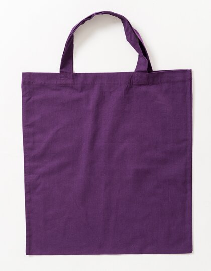 Baumwolltasche, kurze Henkel