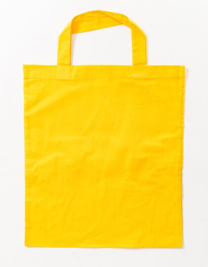 Baumwolltasche, kurze Henkel